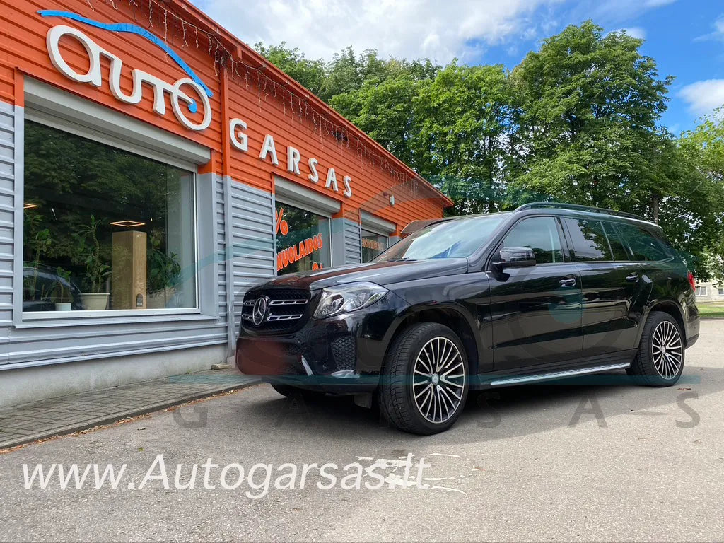 Mercedes Benz GLS garso aparatūra