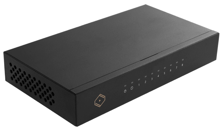 Silent Angel Bonn N8, tinklo komutatorius