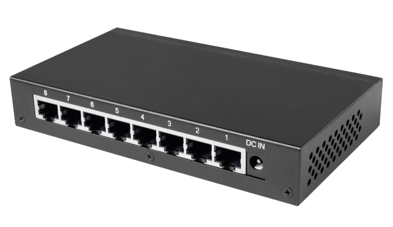 Silent Angel Bonn N8, tinklo komutatorius