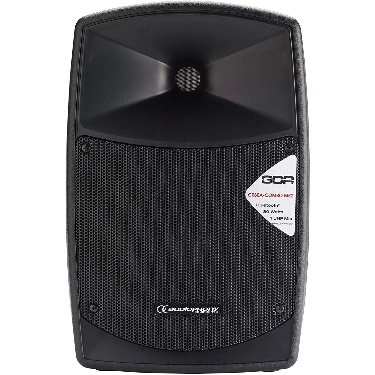 Nešiojama garso sistema Audiophony CR80A-COMBO MK2 su UHF mikrofonu, Bluetooth, USB, AUX