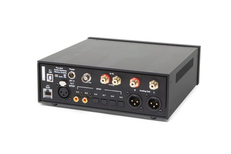 Pro-Ject Pre Box RS Digital, Hi-End prardinis stiprintuvas su DAC