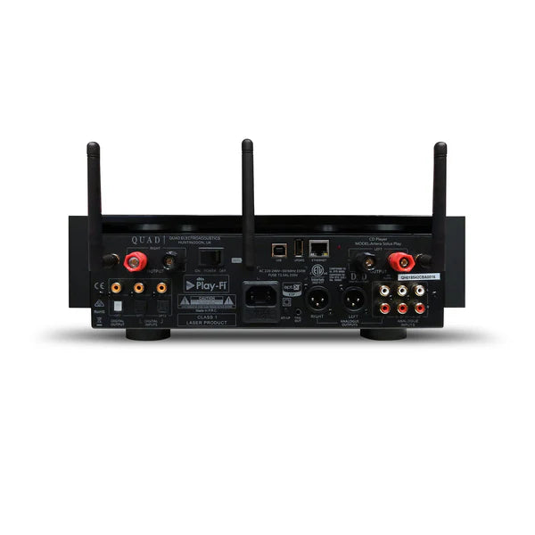 Quad Artera Solus Play, integruotas stiprintuvas su CD grotuvu ir DAC