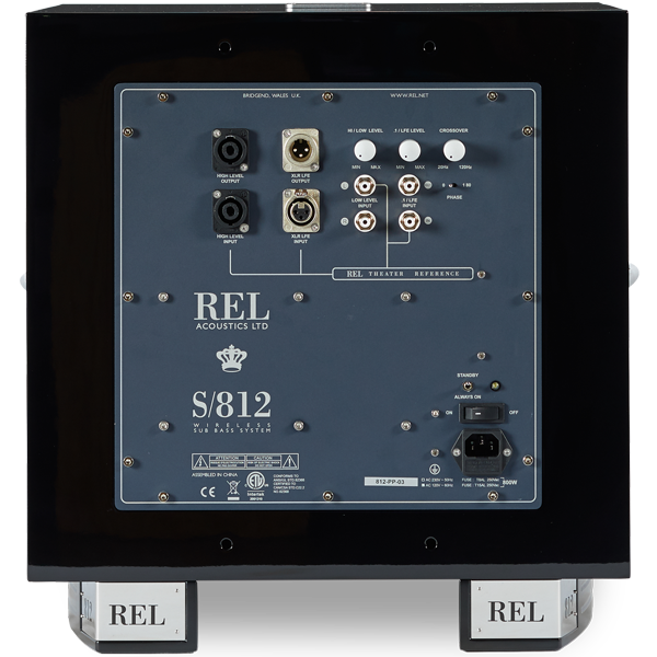 REL S/812, Aktyvi žemų dažnių garso kolonėlė (įvairių spalvų)