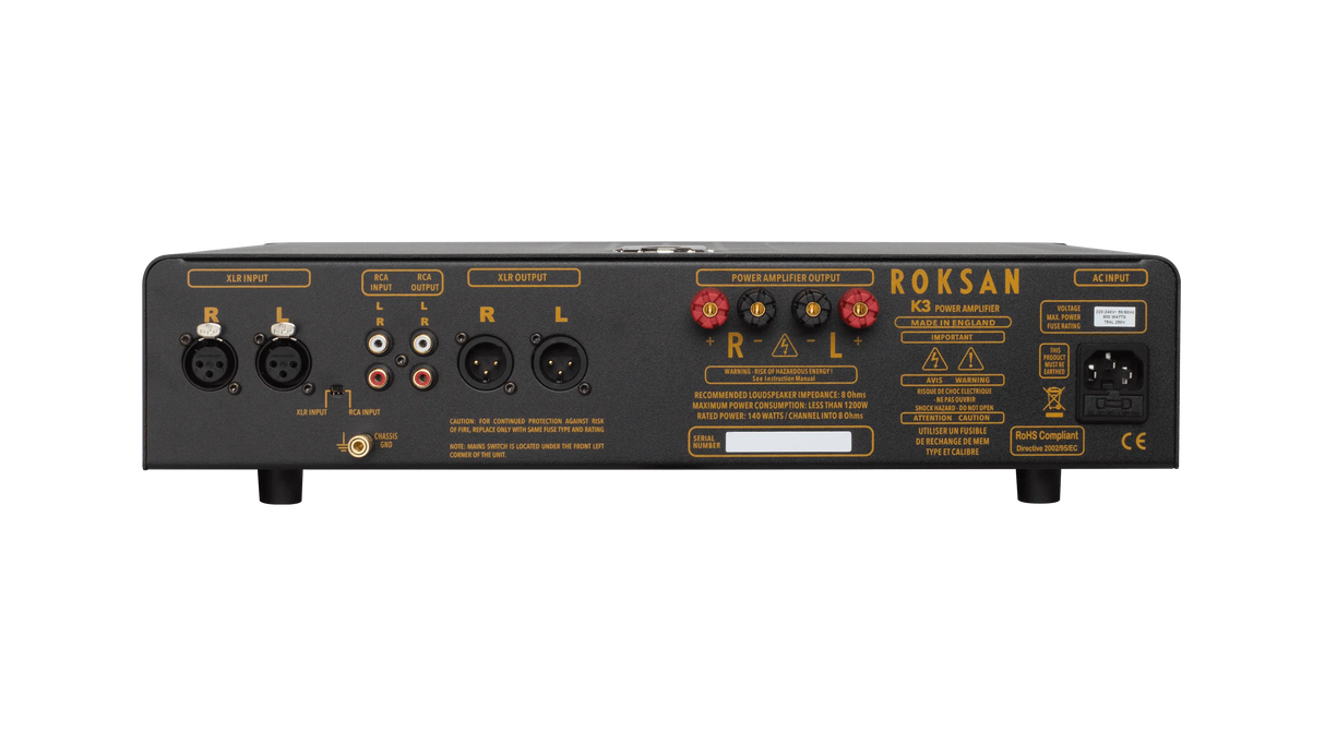 Roksan K3 Power Amplifier, galios stiprintuvas (įvairių spalvų)