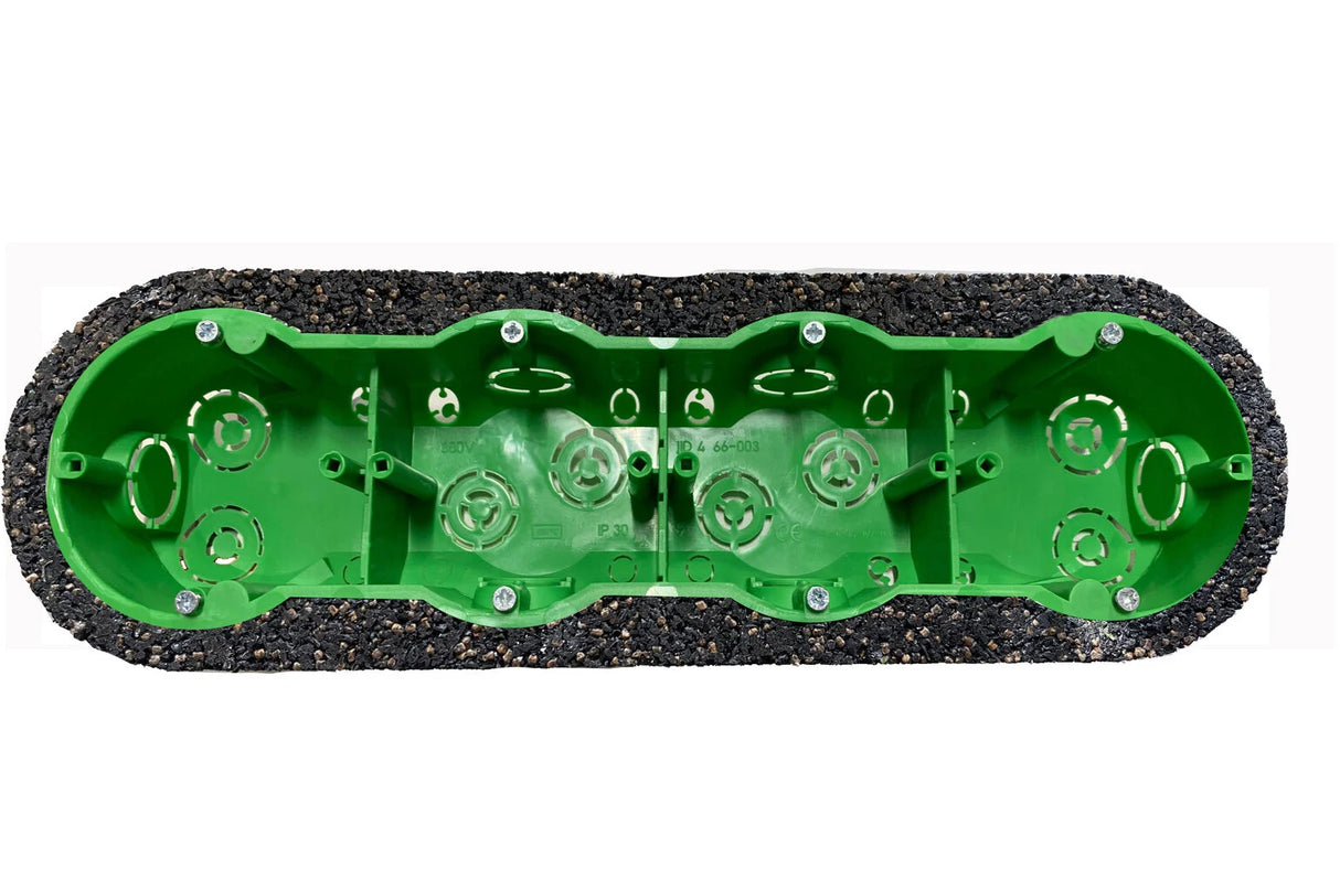 SILENCEWORLD R4, Elektros instaliacinė dėžutė su garso izoliacija (įvairių spalvų)