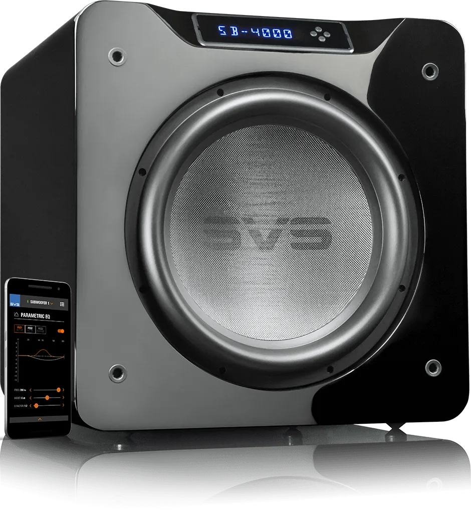 SVS SB-4000, žemų dažnių garso kolonėlė (įvairių spalvų)