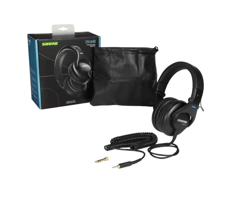 Shure SRH440, profesionalios Over-Ear tipo ausinės