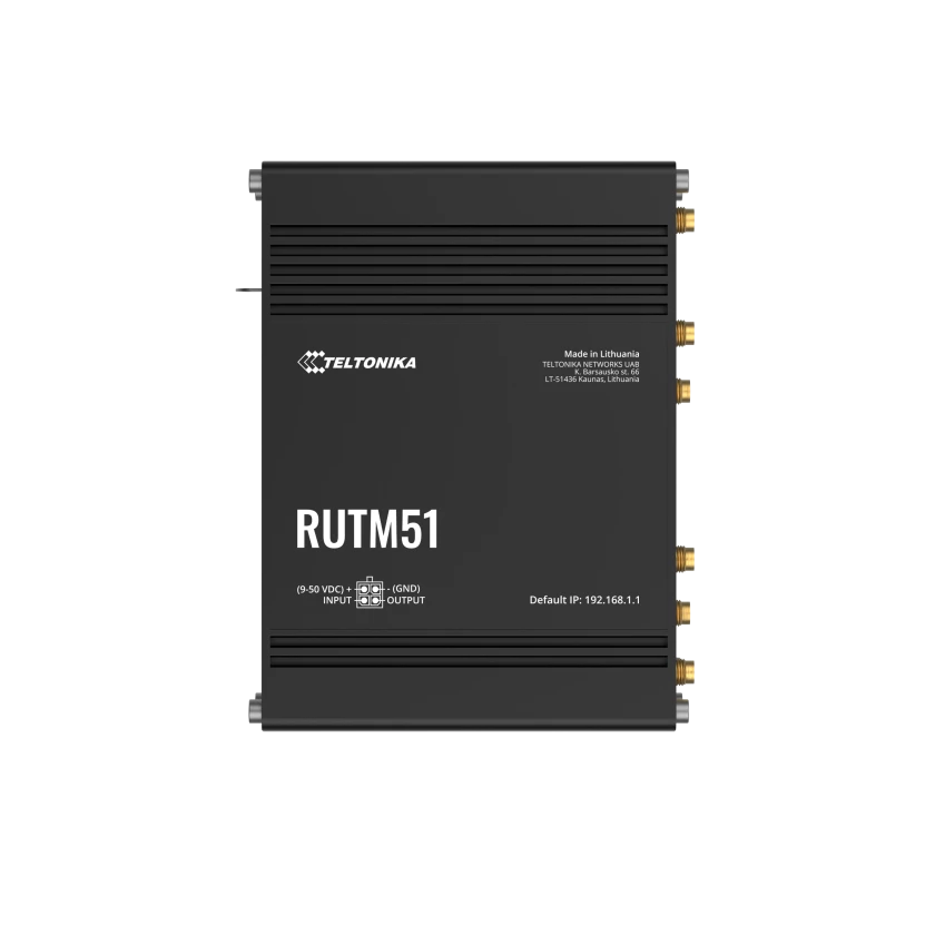 Teltonika RUTM51, pramoninis 5G maršrutizatorius