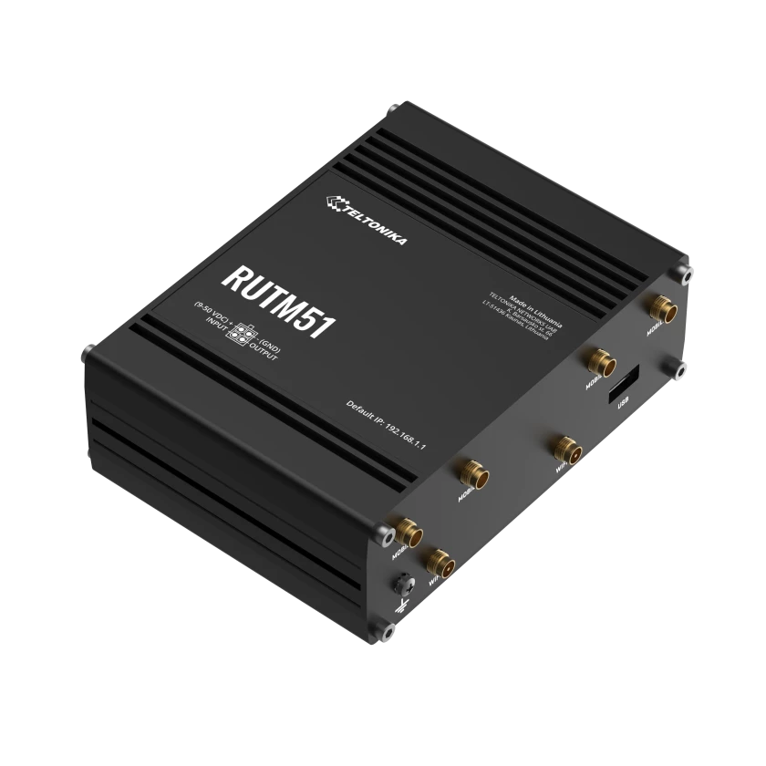 Teltonika RUTM51, pramoninis 5G maršrutizatorius