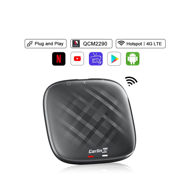 Carlinkit Android 11 CarPlay TBox Mini, belaidis Android Auto ir Apple CarPlay adapteris