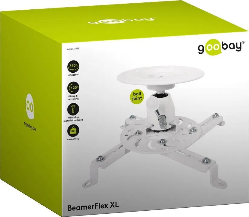 Universalus lubinis projektoriaus laikiklis Goobay BeamerFlex XL