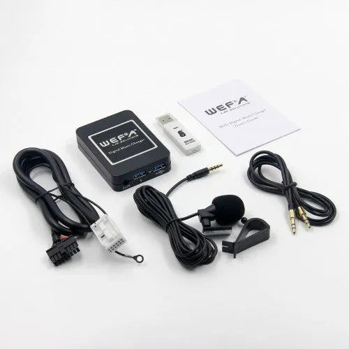 WEFA AUDI MP3/SD/BLUETOOTH, adapteris