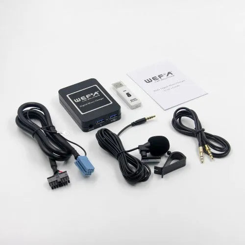 WEFA VW USB/SD/Bluetooth, 8PIN adapteris