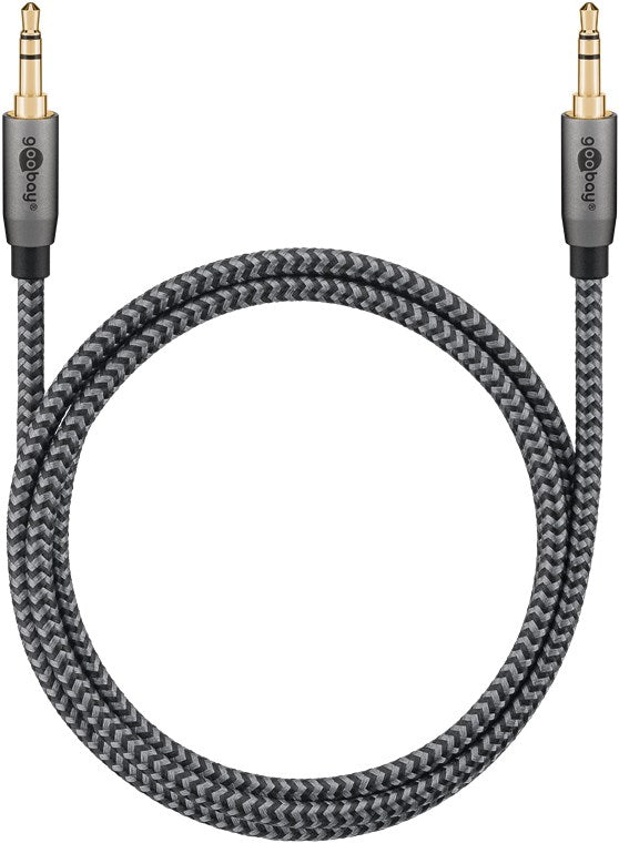 Goobay Plus Audio Connection Cable, 3.5 mm AUX stereo kabelis, 1 m