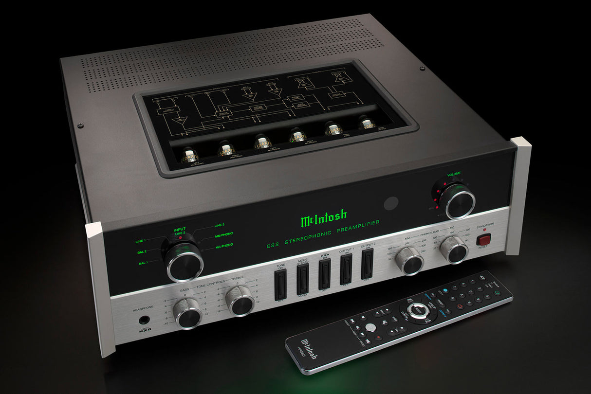 McIntosh C22 Mk V, 2-jų kanalų lempinis pradinis stiprintuvas