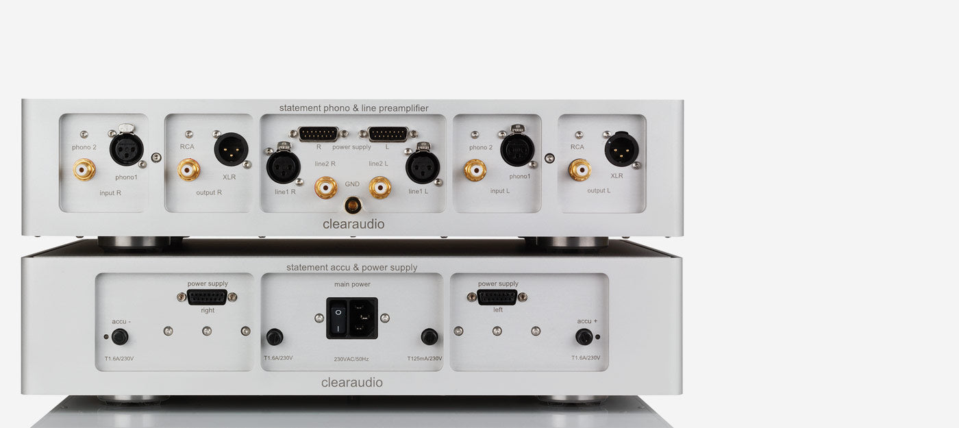 Clearaudio statement phono, phono korektorius