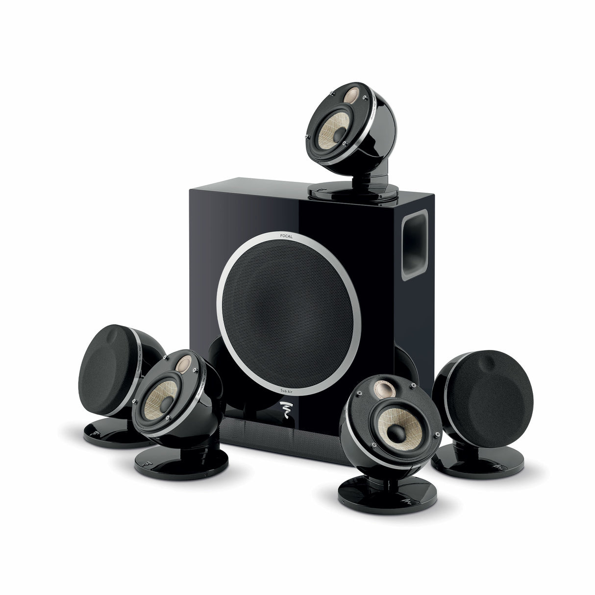 Focal DOME FLAX 5.1 black, Kolonėlių komplektas (įvairių spalvų)