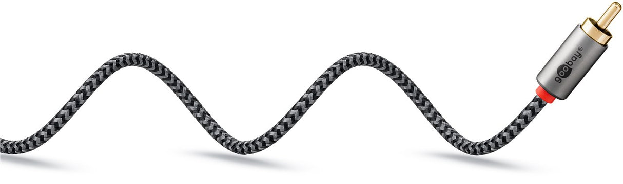 Goobay Audio Adapter Cable AUX, 3.5 mm į 2x RCA garso kabelis, 1 m