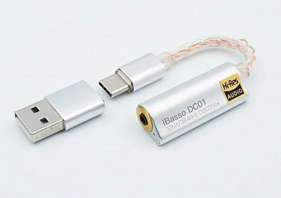 iBasso DC01, nešiojamas ausinių stiprintuvas su DAC