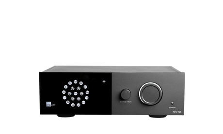 LYNGDORF TDAI-1120, tinklinis stereo stiprintuvas su RoomPerfect