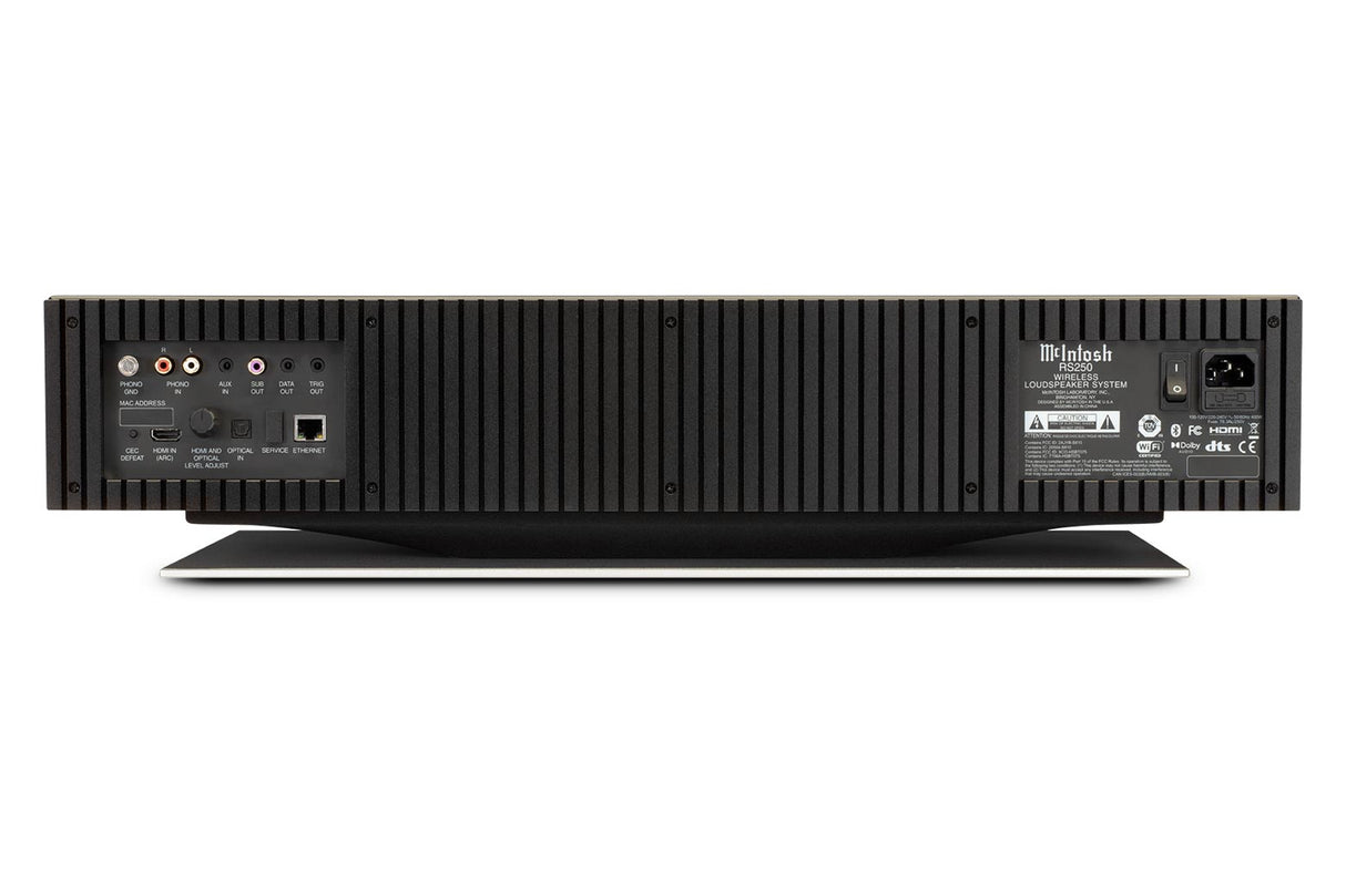 McIntosh RS250, belaidžių kolonėlių garso sistema, 650W