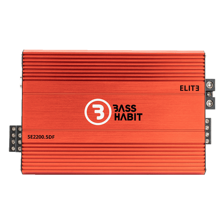 Bass Habit SPL Elite 2200.5DF, 5-kių kanalų automobilinis garso stiprintuvas