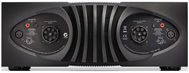 Naim NAP 500 DR inc 500 PS, garso galios stiprintuvas- galas