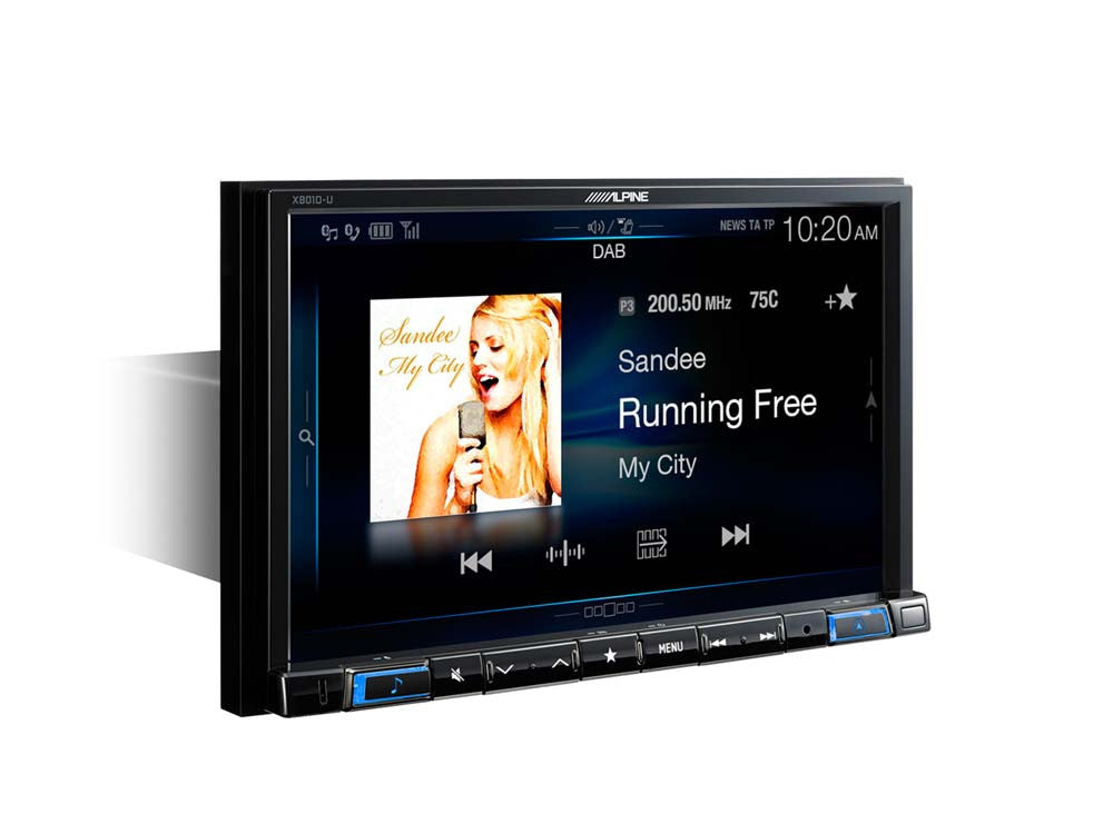 Pažangi navigacinė sistema Alpine X801DC-U, su 8-ių colių ekranu GPS navigacija Alpine AUTOGARSAS.LT