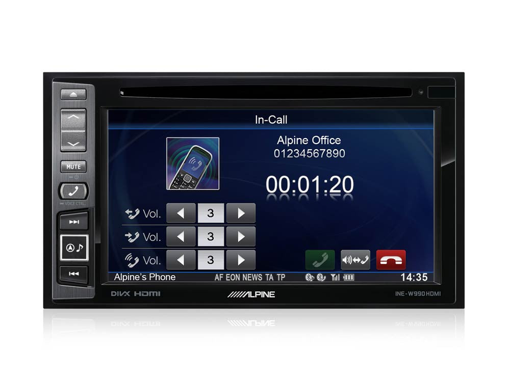 Multimedija su pažangia navigacija ALPINE INE-W990HDMI Multimedija Alpine AUTOGARSAS.LT