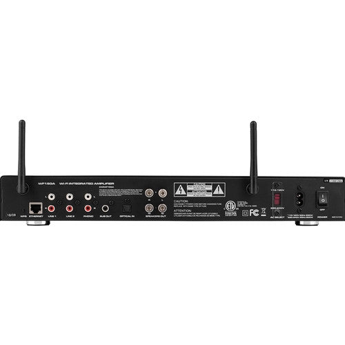 JBL Dynaudio WF150A, stereo garso stiprintuvas - GalasDaytonaudio WF150A, stiprintuvas su tinklo grotuvu - Galas