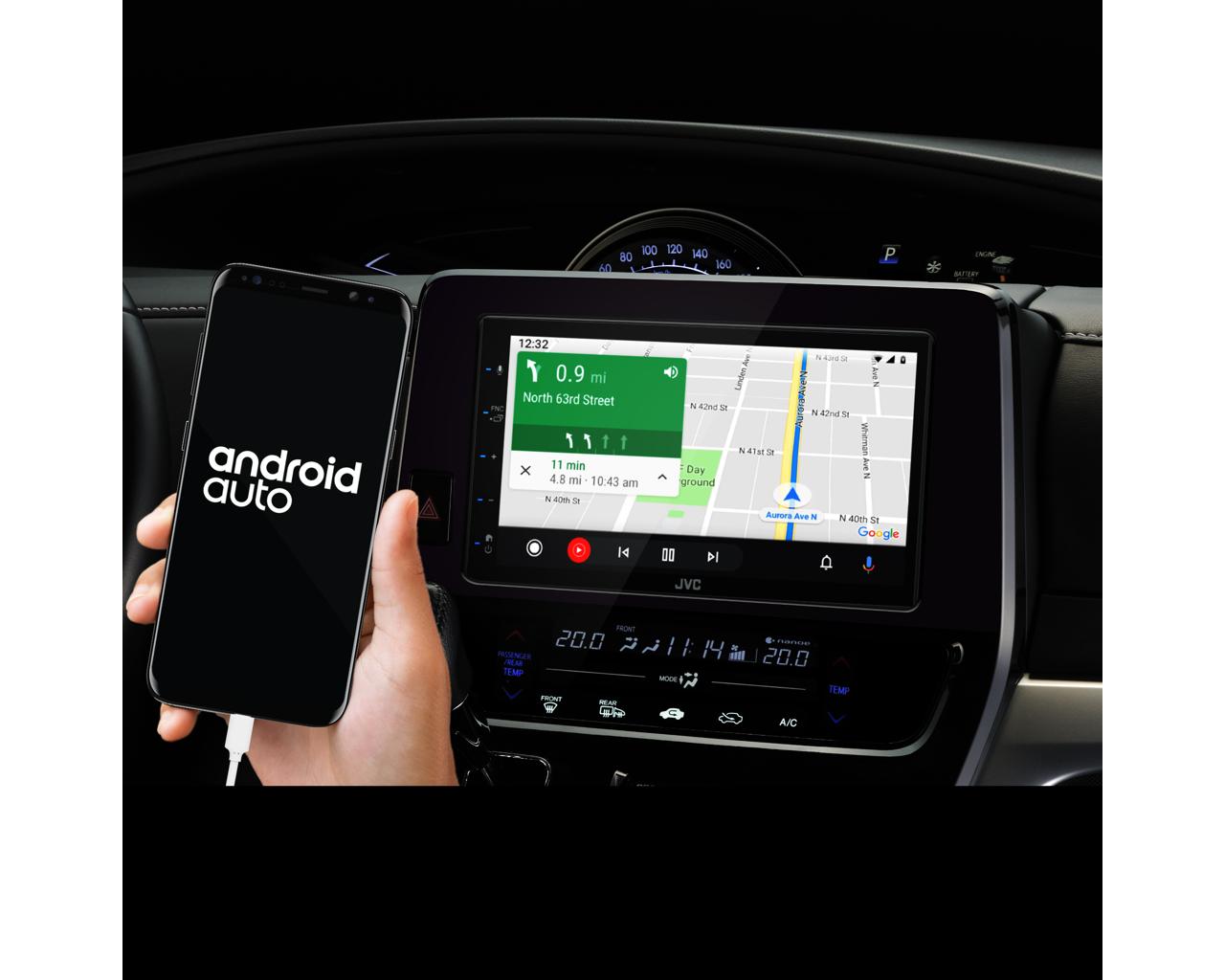 JVC KW-M565DBT, Multimedija- AndroidAuto