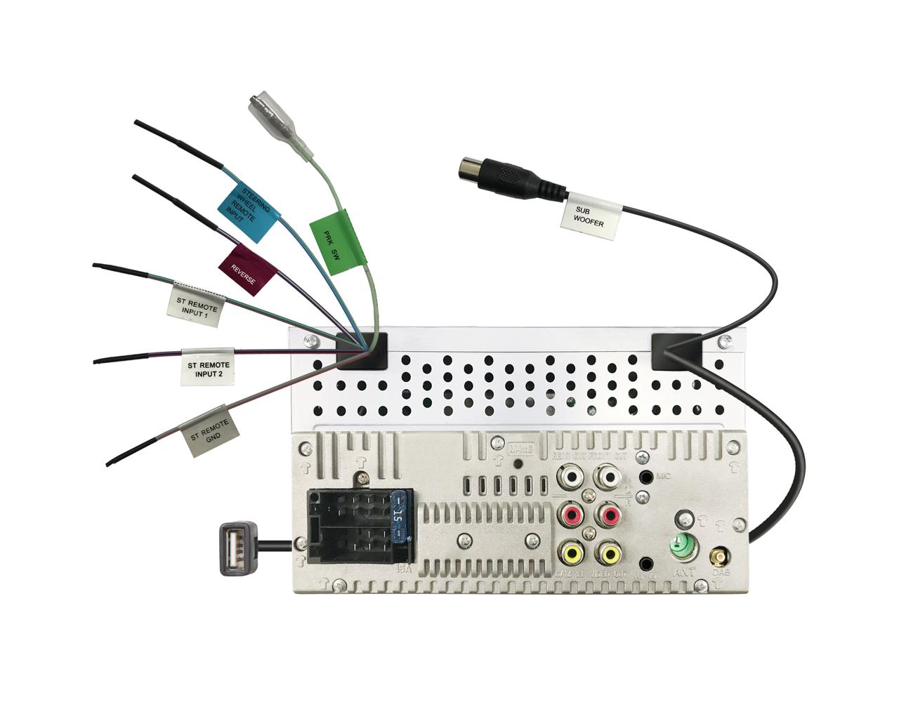 JVC KW-M565DBT, Multimedija- galas