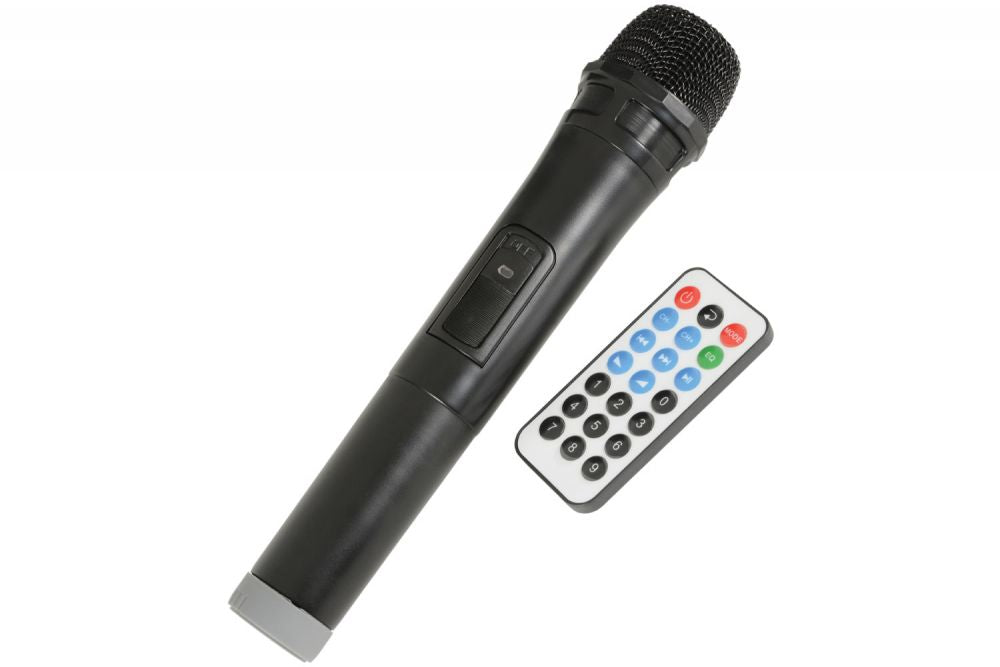 Nešiojama garso sistema QTX BUSKER-10PA, VHF MIKR, USB/SD/FM/BT Kolonėlės QTX AUTOGARSAS.LT