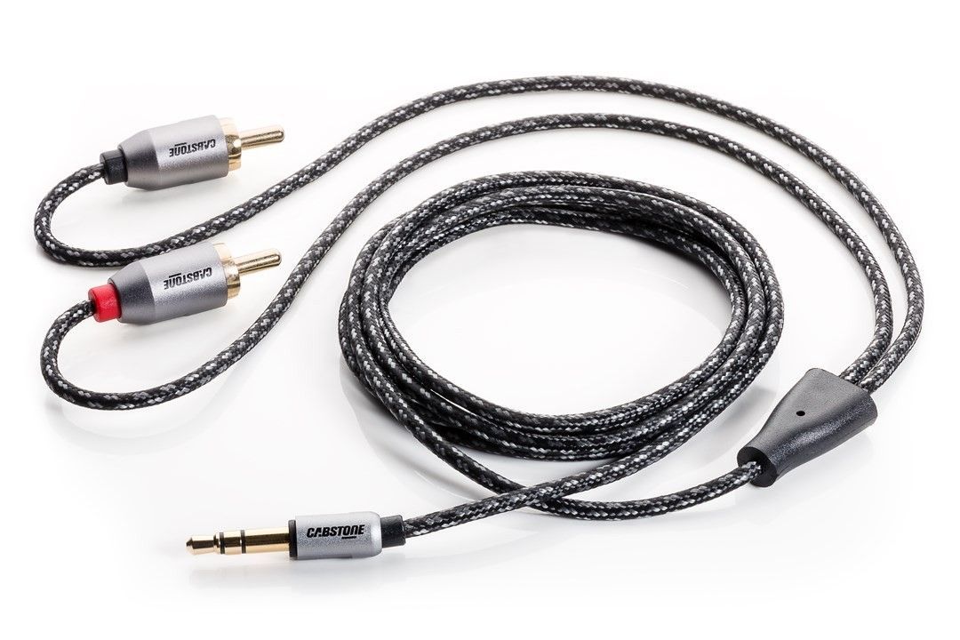 Kabelis RCA JACK, 2xRCA, 1x3.5mm kištukai, 1.5m Laidai Cabstone AUTOGARSAS.LT