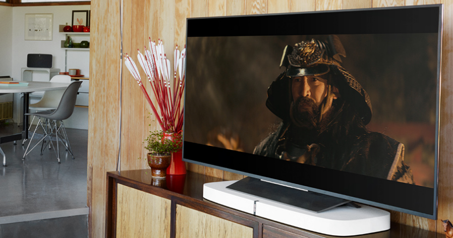 Kompaktiška garso sistema Sonos PLAYBASE su Wi-Fi Namu kinas Sonos AUTOGARSAS.LT