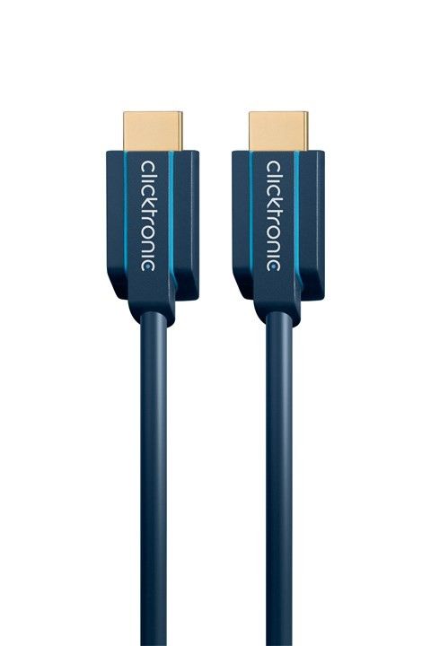 Clicktronic didelės spartos HDMI kabelis su Ethernet ir Ultra HD, 1.5m Laidai Clicktronic AUTOGARSAS.LT