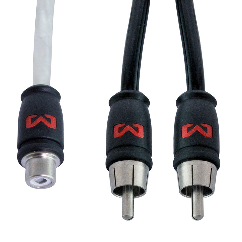 Ampire X30S, (30 cm) signalinis audio Y RCA kabelis- jungtys