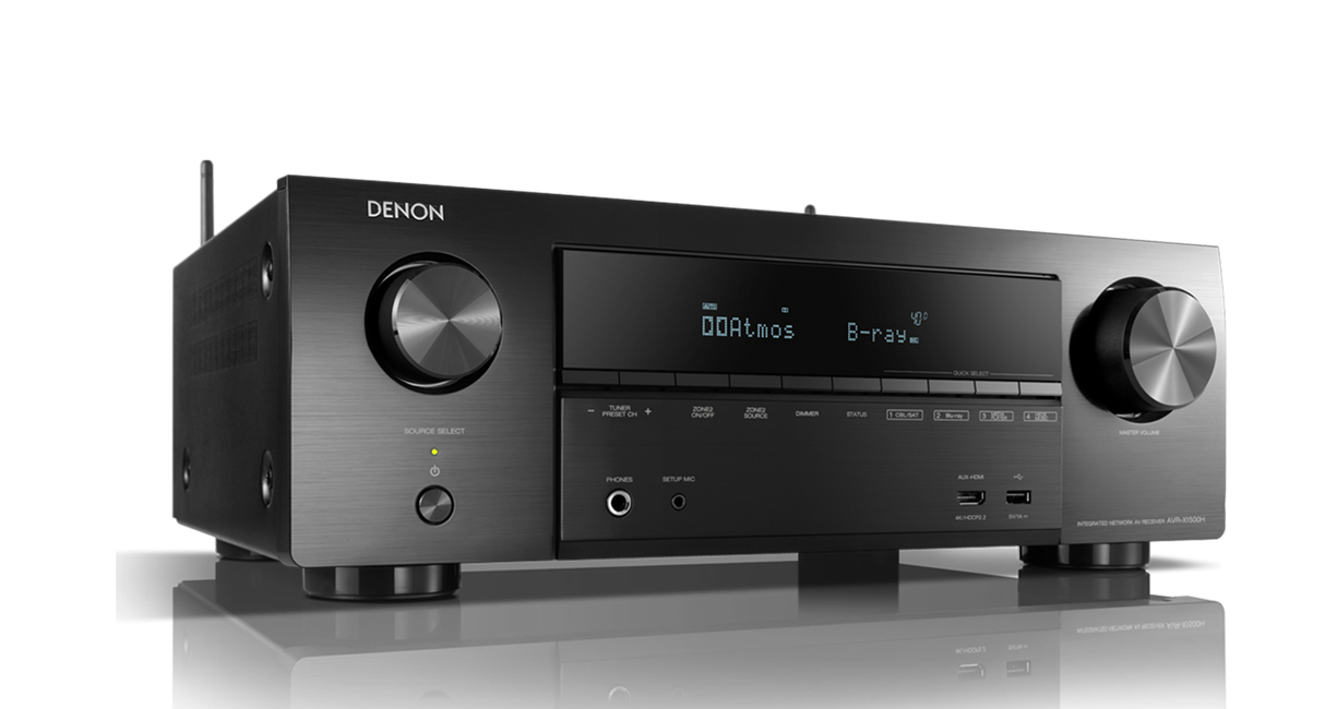 AV resyveris Denon AVR-X1500H 7.2 kanalo namų kino stiprintuvas 7x145W Namu kinas Denon AUTOGARSAS.LT