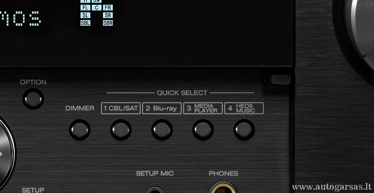 AV resyveris Denon AVR-X4500H 9.2 kanalo namų kino stiprintuvas 9x125W Namu kinas Denon AUTOGARSAS.LT