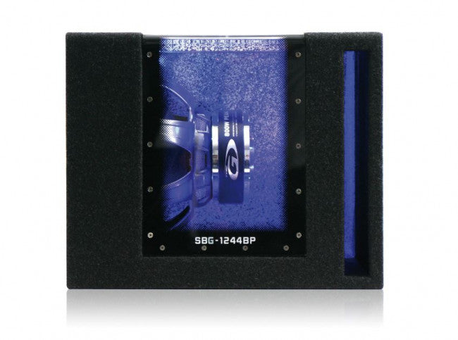 Alpine SBG-1244BP, žemų dažnių garsiakalbis dėžėje