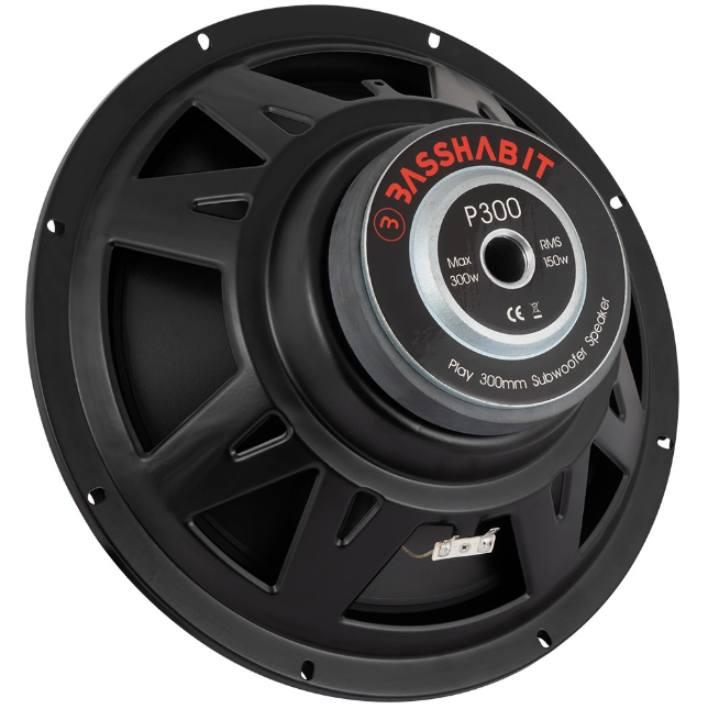 Bass Habit P300, automobilinis žemų dažnių elementinis garsiakalbis