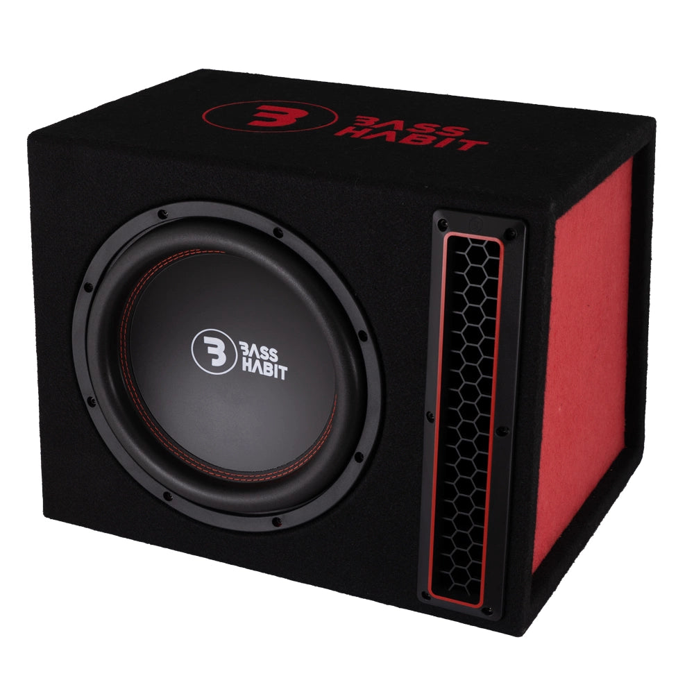 Bass Habit Play 2 P2112, 1000W automobilinė žemų dažnių garso kolonėlė