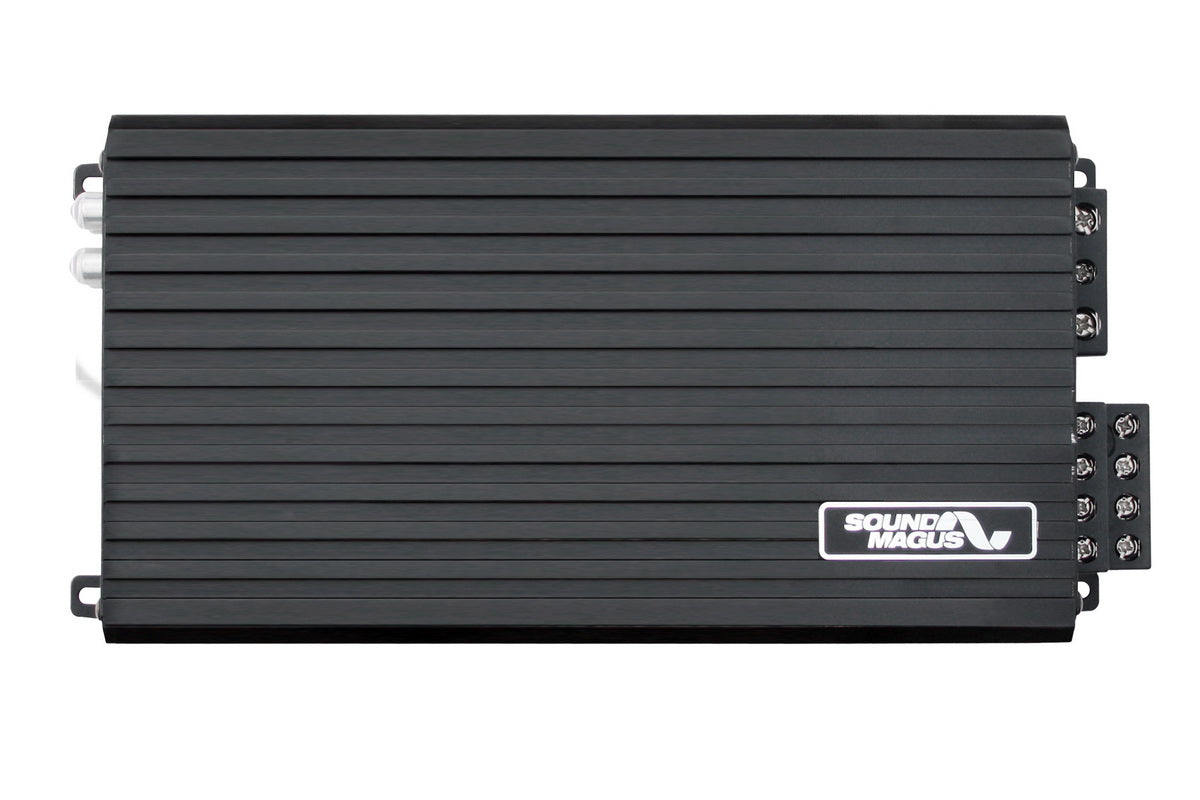 SOUNDMAGUS CK75 4, automobilinis garso stiprintuvas- priekis