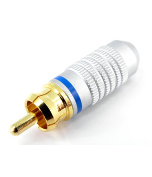 CKI154J, profesionalus RCA kištukas (metalinis