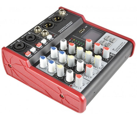 Citronic CSM-4 kompaktiškas mikšerinis pultas - šonas