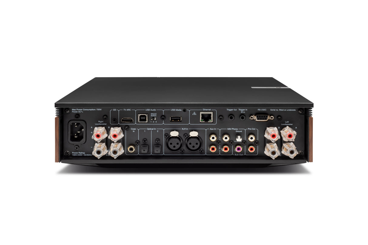 Cambridge Audio Evo 150, stiprintuvas- galas