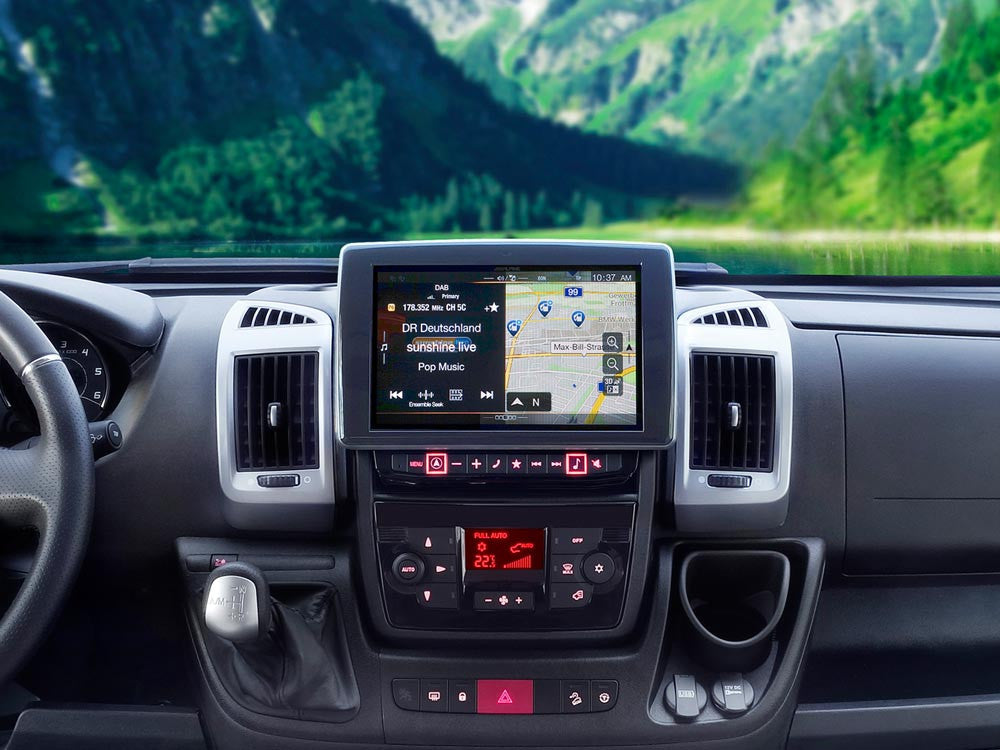 Navigacinė sistema Alpine X901D-DU, skirta Fiat, Citroën, Peugeot GPS navigacija Alpine AUTOGARSAS.LT