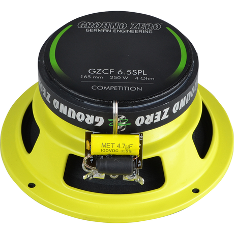 Ground Zero GZCF 6.5SPL, automobilinė koaksialinio garsiakalbio sistema- galas