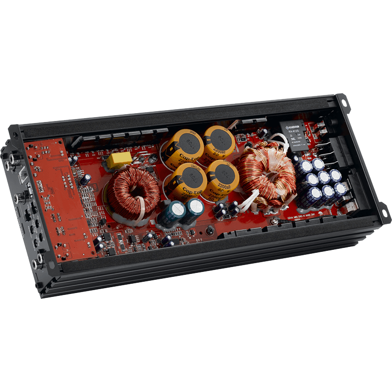 1 kanalo D klasės kompaktiškas garso stiprintuvas Ground Zero GZHA MINI ONE-K, 1200W Stiprintuvai Ground Zero AUTOGARSAS.LT