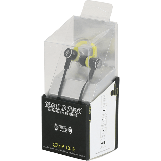 Ground Zero GZHP 10-IE, galingos Stereo In-Ear tipo ausinės
